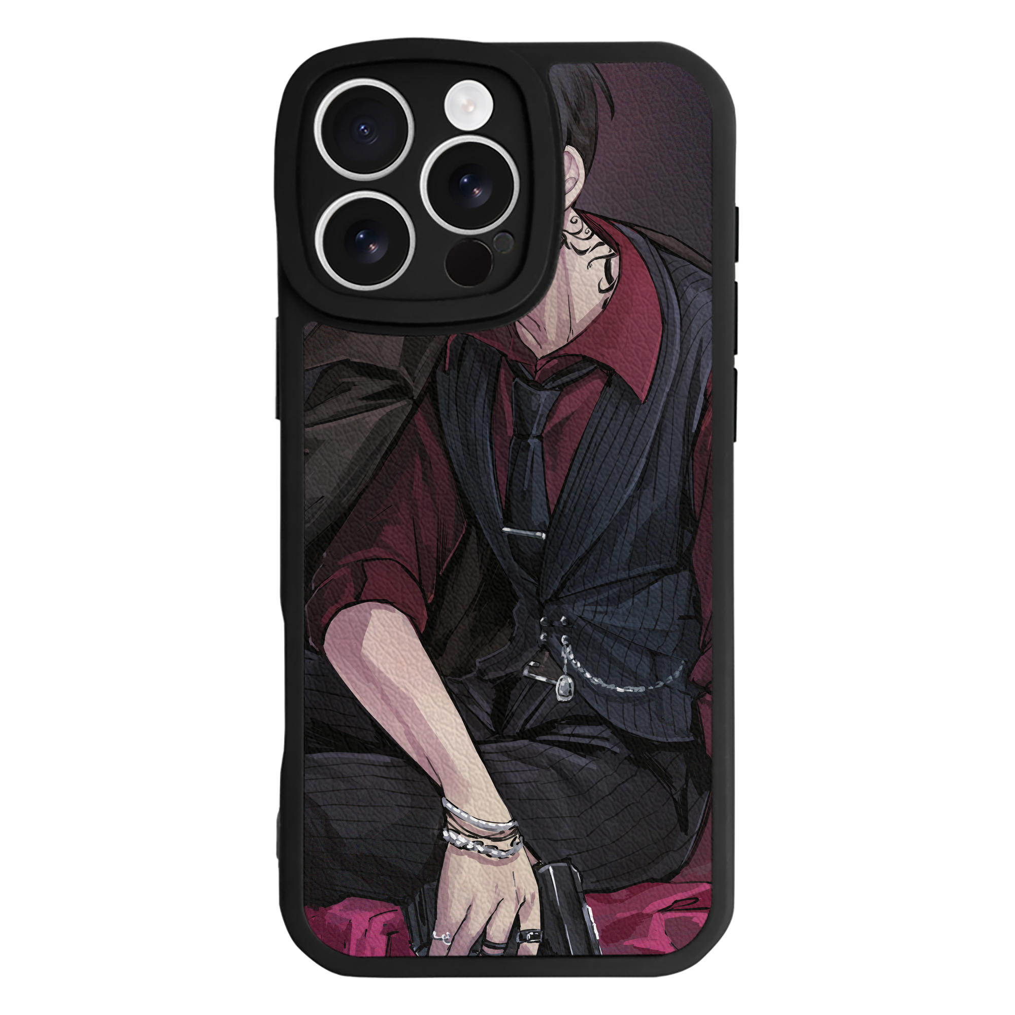 （画像用） 東京リベンジャーズ Tokyo Revengers 【iPhone 16シリーズ対応】シリコンスマホケース（レザー調） 材質：シリコン